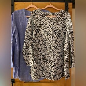 Two ladies linen tops
